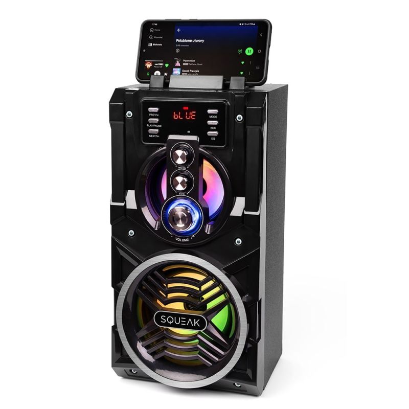 SQUEAK BEATBOXER BLUETOOTH 5.1 SPEAKER - BLUETOOTH SPEAKER WITH KARAOKE, FM RADIO, MICROSD, AUX AND USB SQ1000 In preparation Your Sports Performance