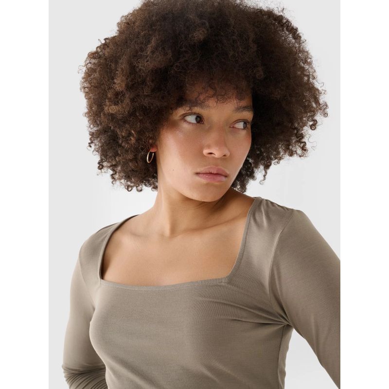 Longsleeve slim smooth women's 4F 4FRSS24TLONF499-82S *Kategoria tymczasowa Your Sports Performance