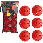 UNIHOC MATCH BALL RED ENERO 6 PCS Accessories Your Sports Performance