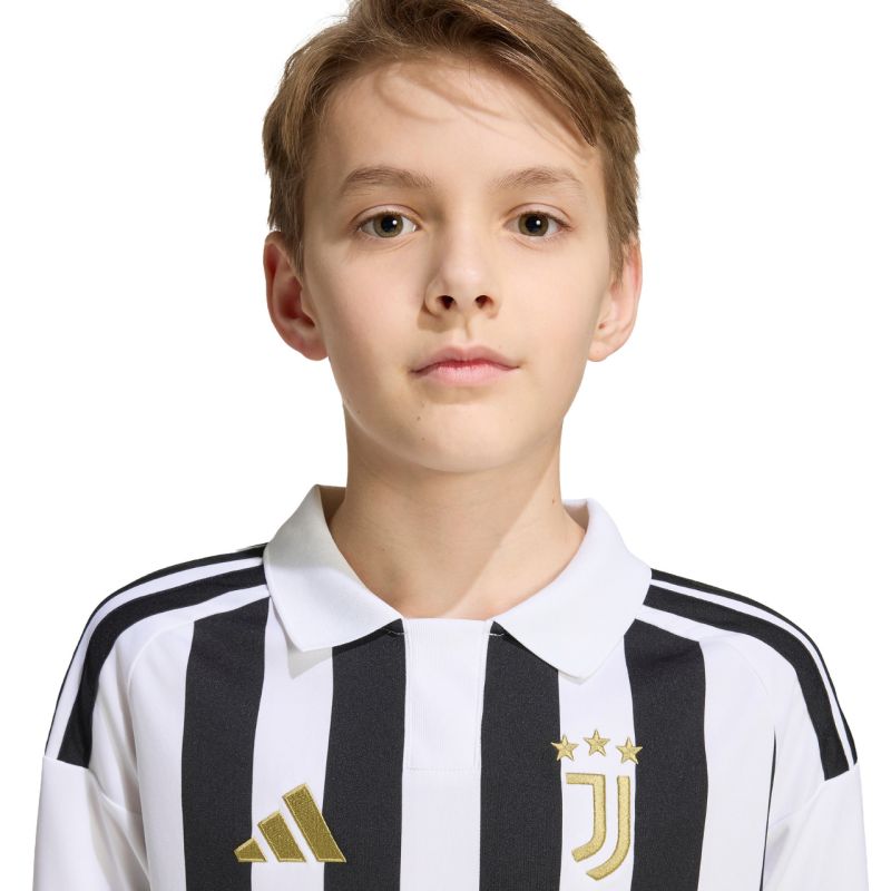 adidas Juventus 26/27 kids' jersey white and black KB8836