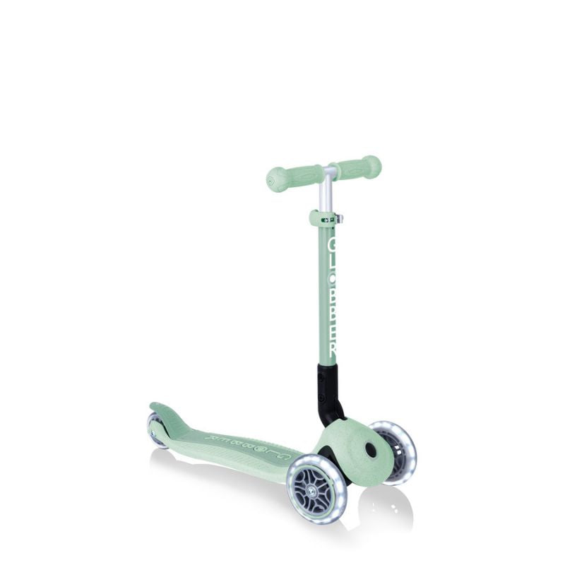 3-wheel scooter Globber Foldable Lights ECOlogic Pistachio Jr 692-505 Accessories/Skating/Hulajnogi Your Sports Performance