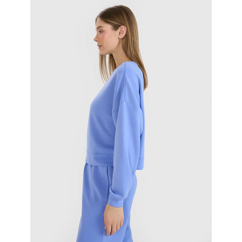 Women's sweatshirt with open zipper and modal 4F 4FWSS25TSWSF1576-33S *Kategoria tymczasowa Your Sports Performance