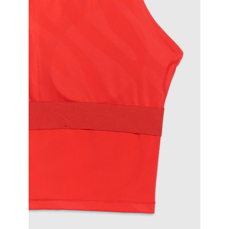 Women's quick-drying training crop top 4F 4FWSS25TFSLF413-62S *Kategoria tymczasowa Your Sports Performance