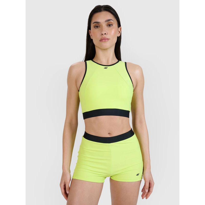 Women's sports bikini top 4F 4FWSS25UBKTF073-45S