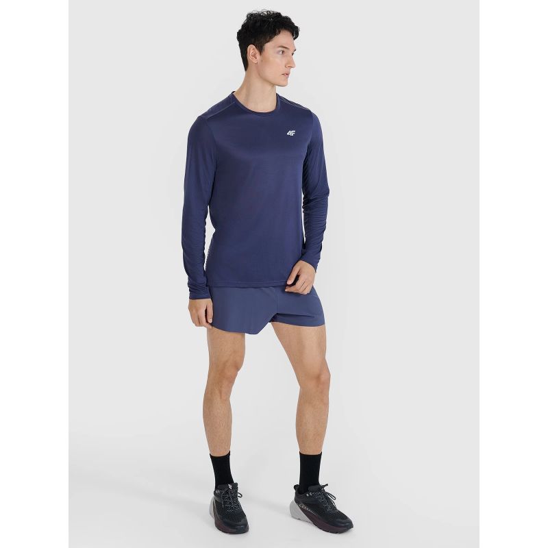 Men's quick-drying running longsleeve 4F 4FWSS25TFLOM326-22S