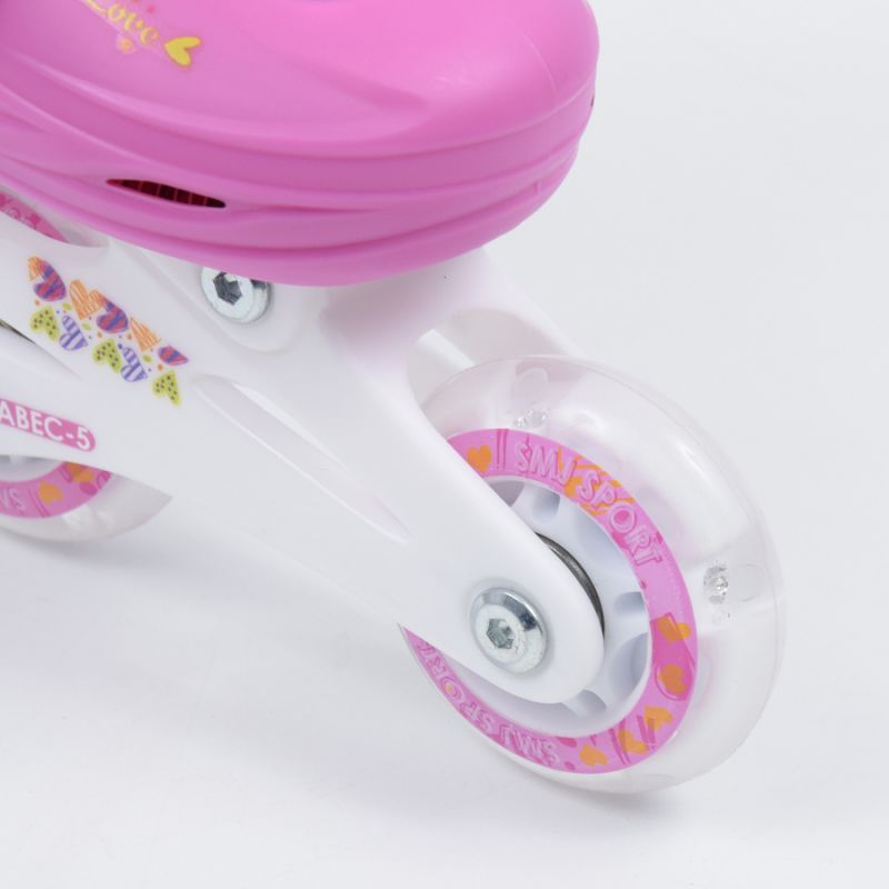 Roller skates-rollers-skates adjustable Smj sport Combo Hearts 3in1 Led Jr HS-TNK-000011510 Accessories/Skating/Wrotki Your Sports Performance