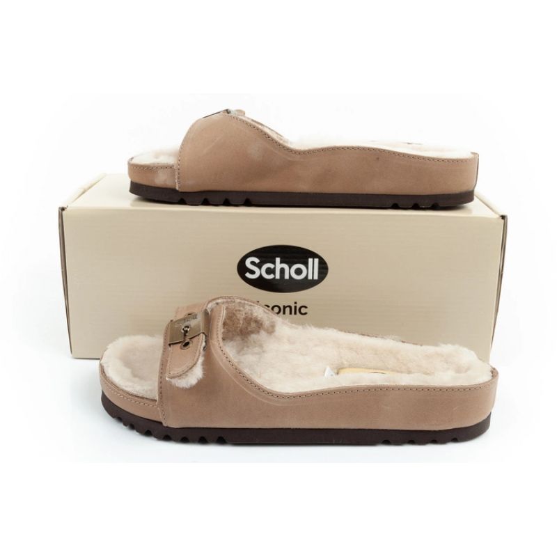Scholl Iconic MEG Taupe W F303171062 Flip-Flops Footwear/Lifestyle/Scholl Your Sports Performance