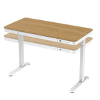 Tuckano Electric Height Adjustable Desk ET119W-C White/Oak. Desk top dimensions 120 x 60cm. Biurka/Biurka nowoczesne Your Sports Performance