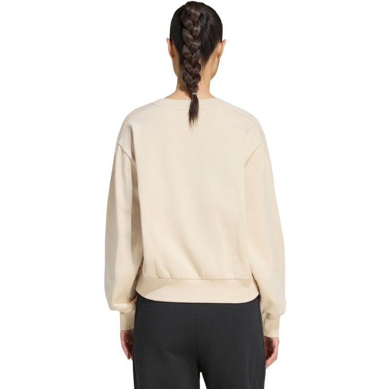 Women's adidas Kit Small Logo sweatshirt beige KV9823