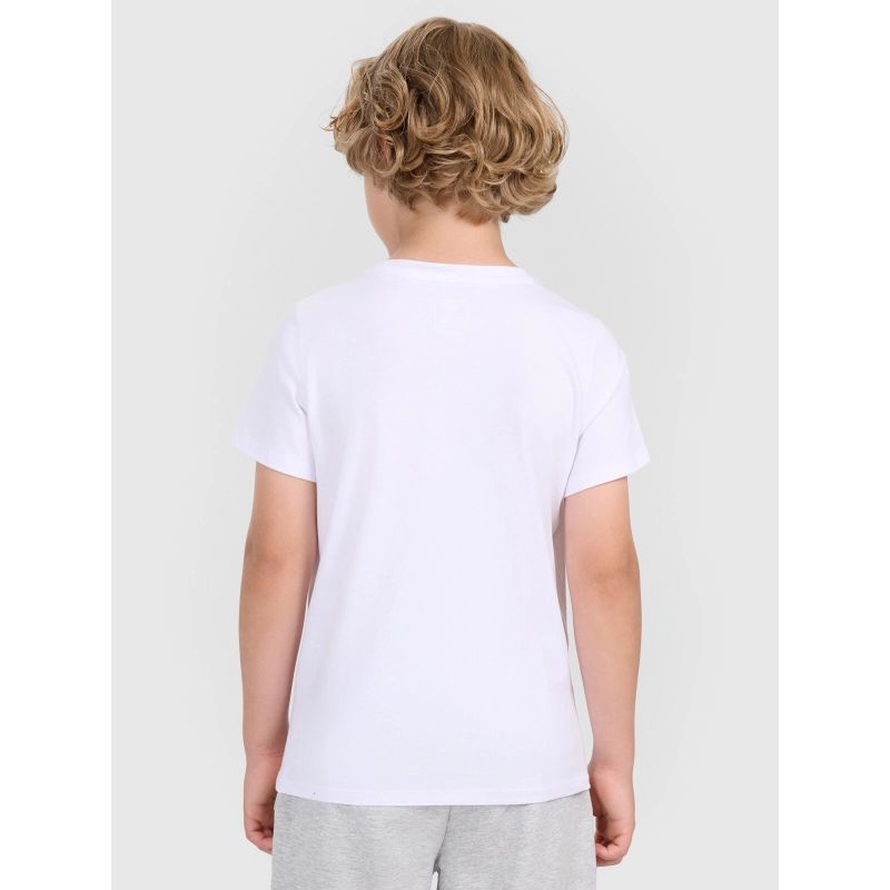 Boy's printed T-shirt 4F Junior 4FJWMM00TTSHM2331-10S *Kategoria tymczasowa Your Sports Performance
