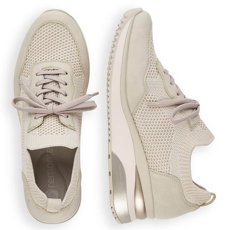 Comfortable Remonte W RKR693 beige sports shoes Footwear/Lifestyle/Rieker Your Sports Performance