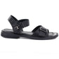 Women's black leather sandals Vinceza 26-62303 Vinceza