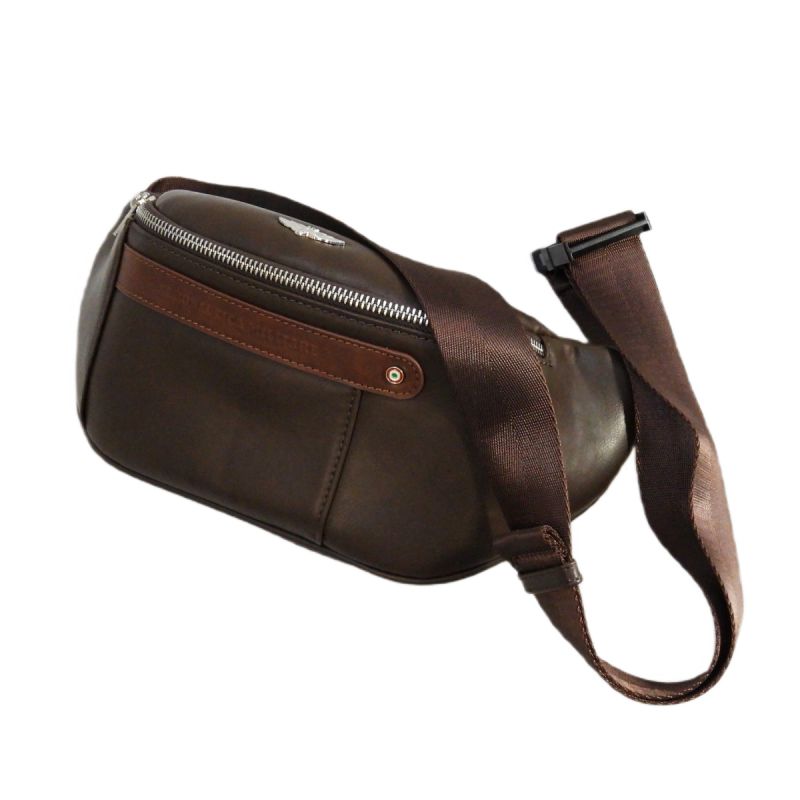 Aeronautica Militare Waist Bag Brown - AM-393-MORO Akcesoria i sprzęt koszykarski/Torby i plecaki Your Sports Performance