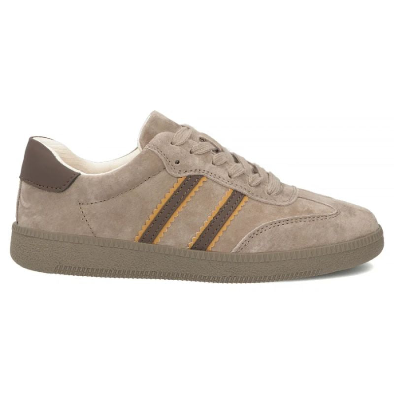 Women's leather shoes, sneakers, beige, Filippo DP7984
