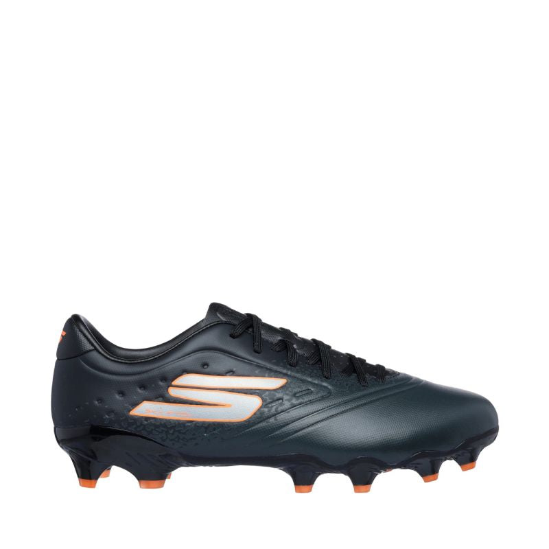 Skechers Razor 1.5 Academy FG Football Boots Black and Orange 252015 BKOR Skechers