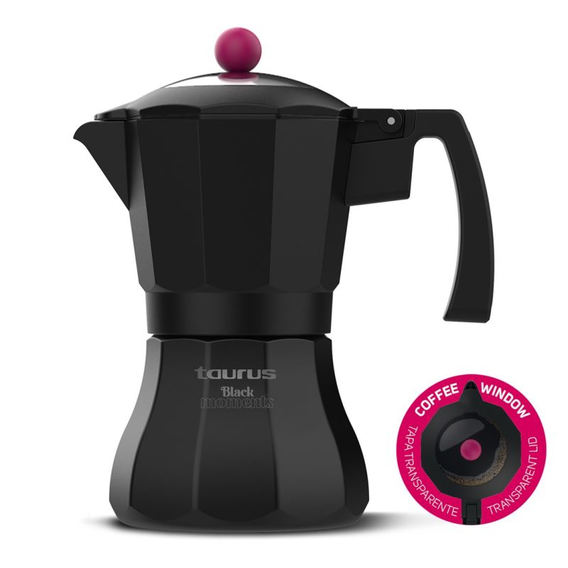 Taurus Black Moments 3-Cup Coffee Maker KCP90013l AGD - Produkty/Zaparzacze i kawiarki Your Sports Performance
