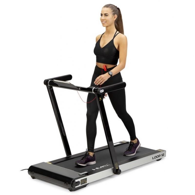 HMS LOOP12 Electric Treadmill 1-12 km/h, Black In preparation Your Sports Performance
