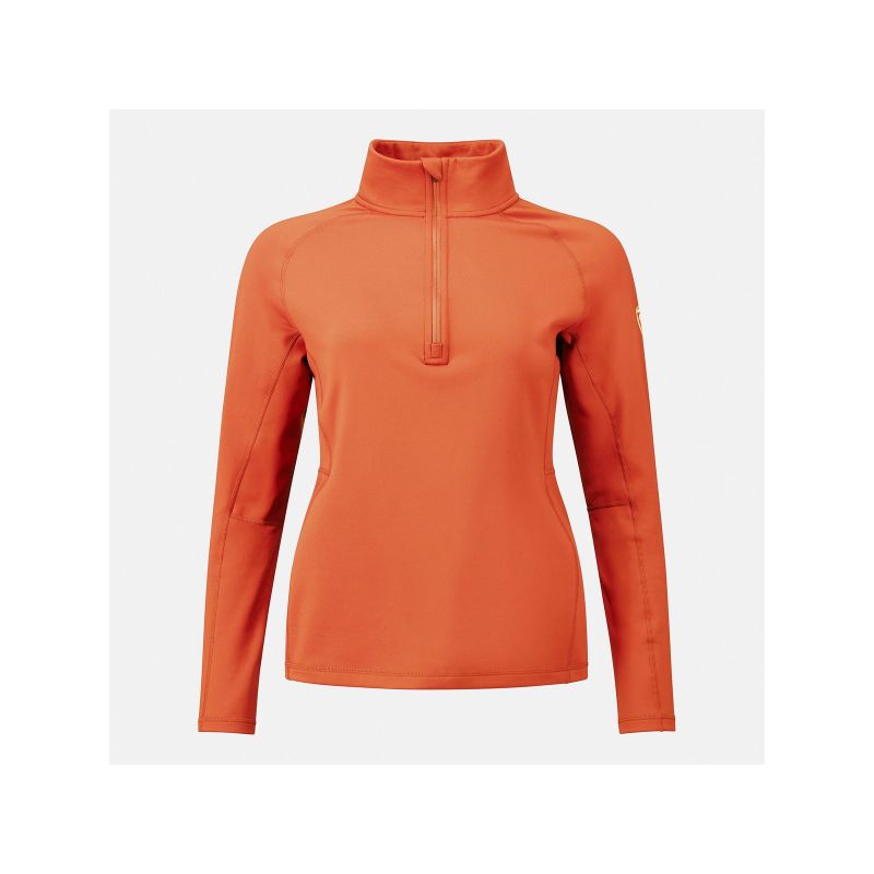 ROSSIGNOL W MID LAYER STRETCH HZ women's sweatshirt orange