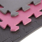 Multipack One Fitness MP10 puzzle mat pink and gray 9 pieces 10 mm In preparation Your Sports Performance
