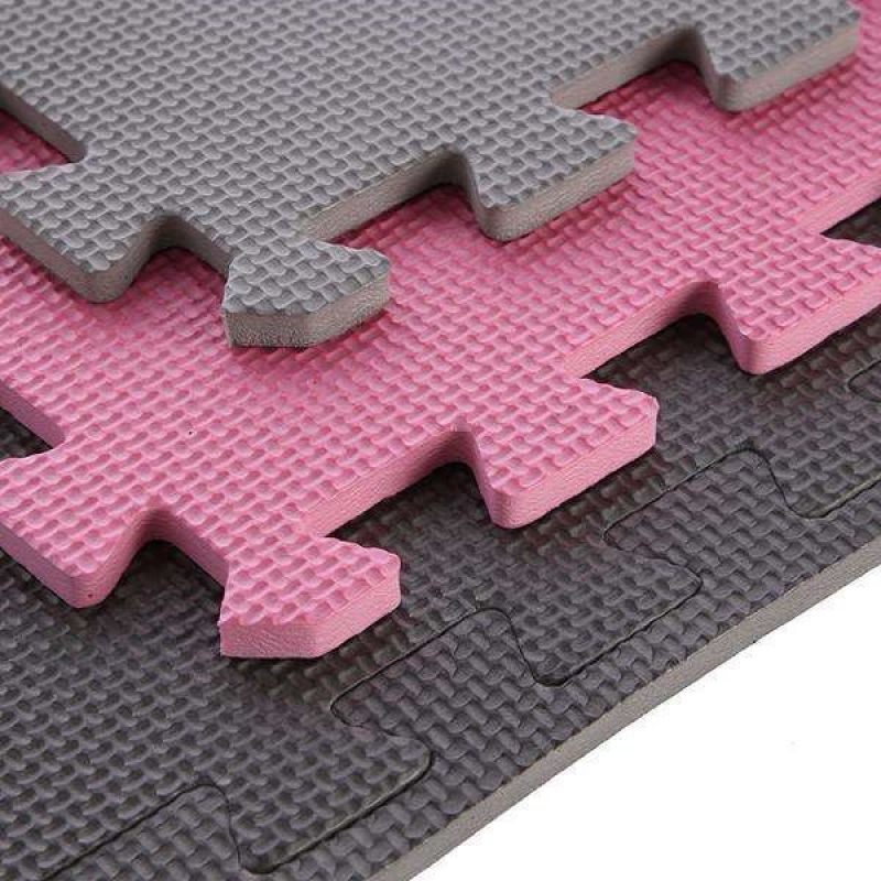 Multipack One Fitness MP10 puzzle mat pink and gray 9 pieces 10 mm In preparation Your Sports Performance