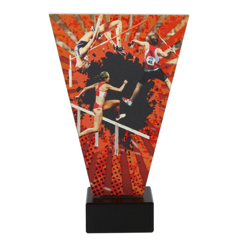 Athletics glass trophy In preparation Your Sports Performance