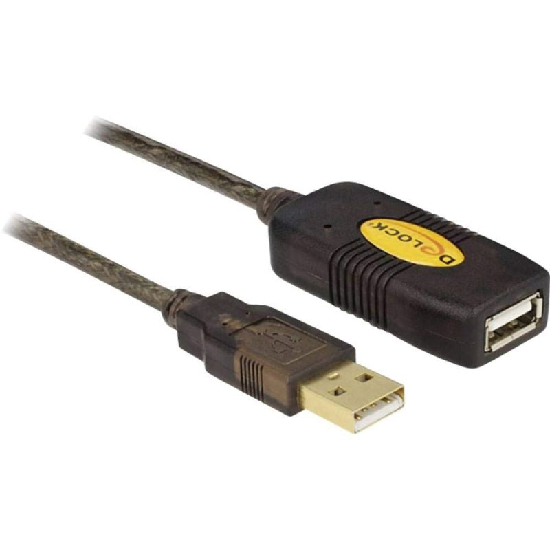 DeLOCK 30m, USB2.0 - USB2.0 USB Cable USB A Black Kable i adaptery/Kable USB Your Sports Performance