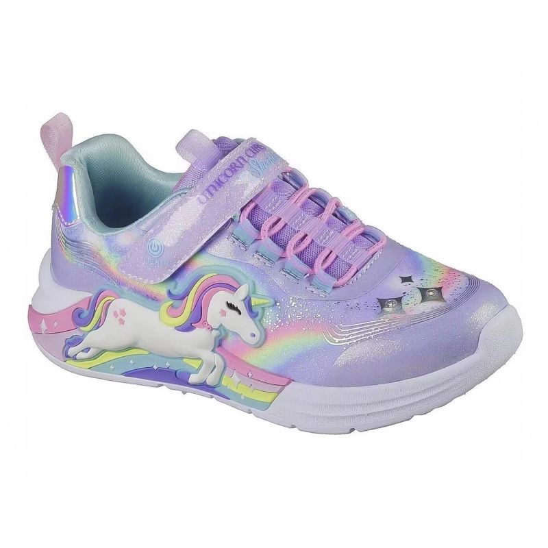 Skechers S Lights - Unicorn Chaser 302298L-LVMT Lavender/Multi In preparation Your Sports Performance