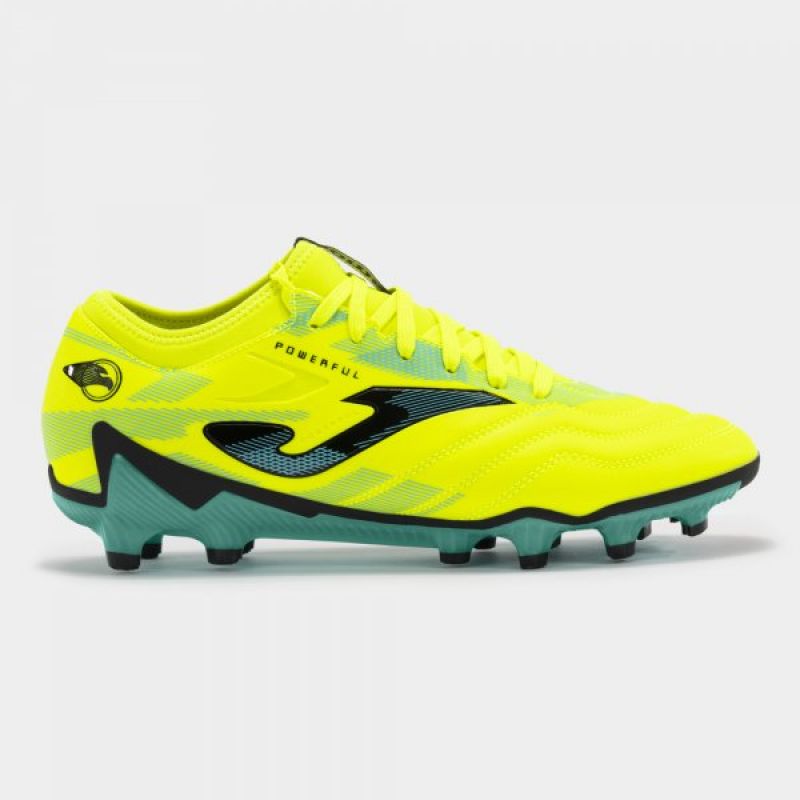 POWERFUL 2411 LEMON FLUOR TURQUOISE FIRM GROUND Footwear/Football Your Sports Performance