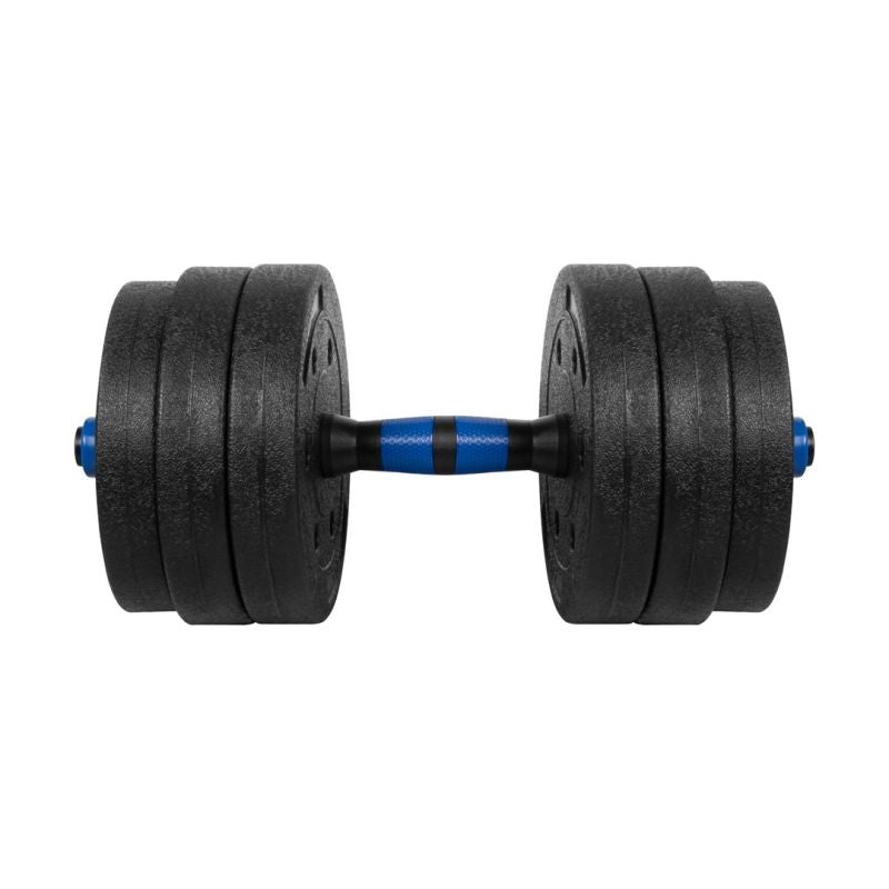 Bituminous adjustable dumbbells with connector 2x10kg REBEL ACTIVE In preparation Your Sports Performance