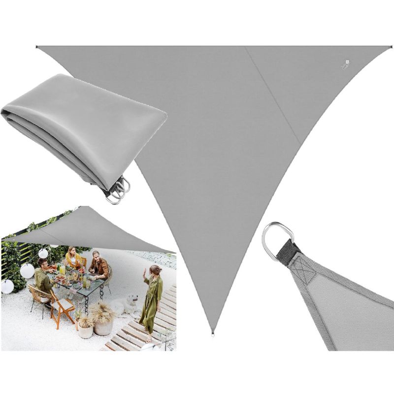 GARDEN SUN SAIL TRIANGLE 2X2X3M GRAY Home and Garden/Garden Your Sports Performance