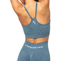 Carpatree Allure Blue Melange Seamless Sports Bra - CP-ASB-BM-BLUE Odzież/Odzież na co dzień Your Sports Performance