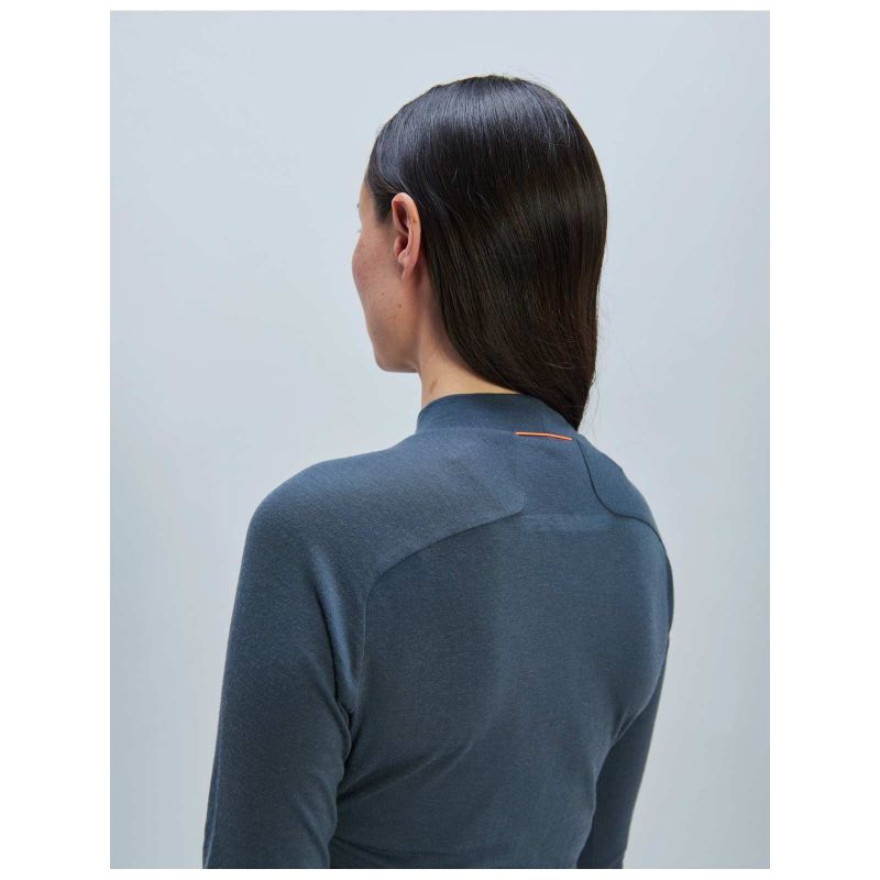POC W's Layer Merino Mock Neck Jersey Gray