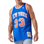 Mitchell &amp; Ness NBA Swingman New York Knicks Patric Ewing T-Shirt SMJYGS18186-NYKROYA91PEW Clothing/Lifestyle/T-shirts/Mitchell & Ness Your Sports Performance