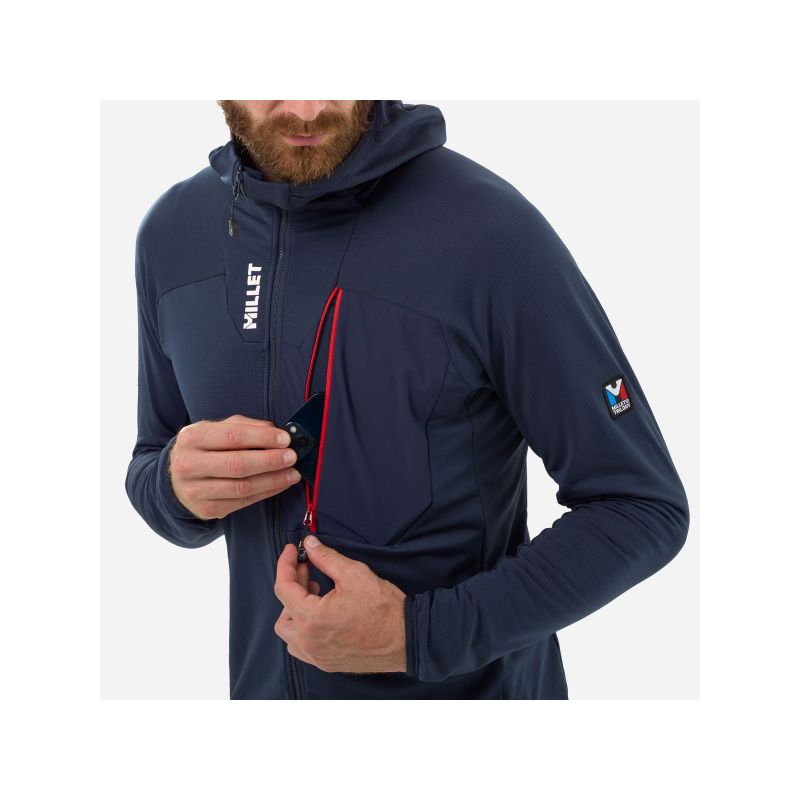 MILLET Trilogy Icon Lightgrid Hd M Navy Blue Men's Sweatshirt