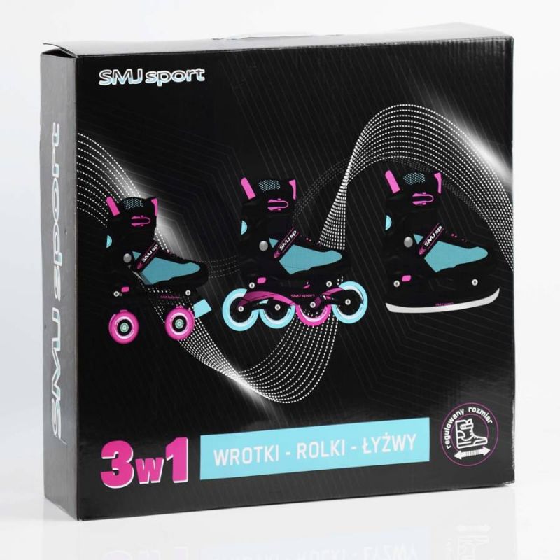 Inline skates SMJ sport 3in1 Jr BS-616TP