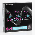 Inline skates SMJ sport 3in1 Jr BS-616TP