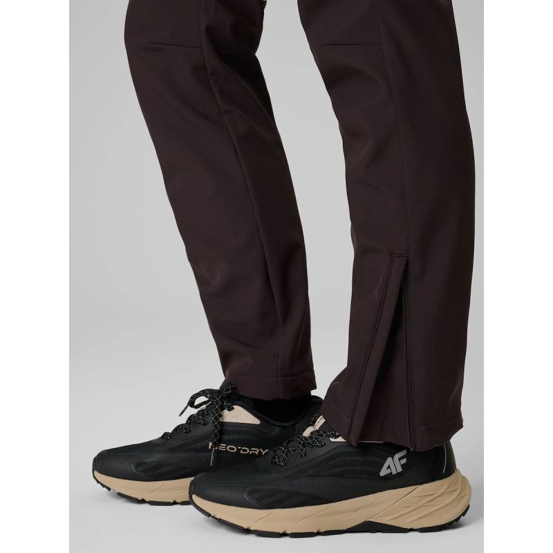 Women's trekking trousers softshell windproof membrane 10000 4F 4FRAW26TFTRF1608-80S