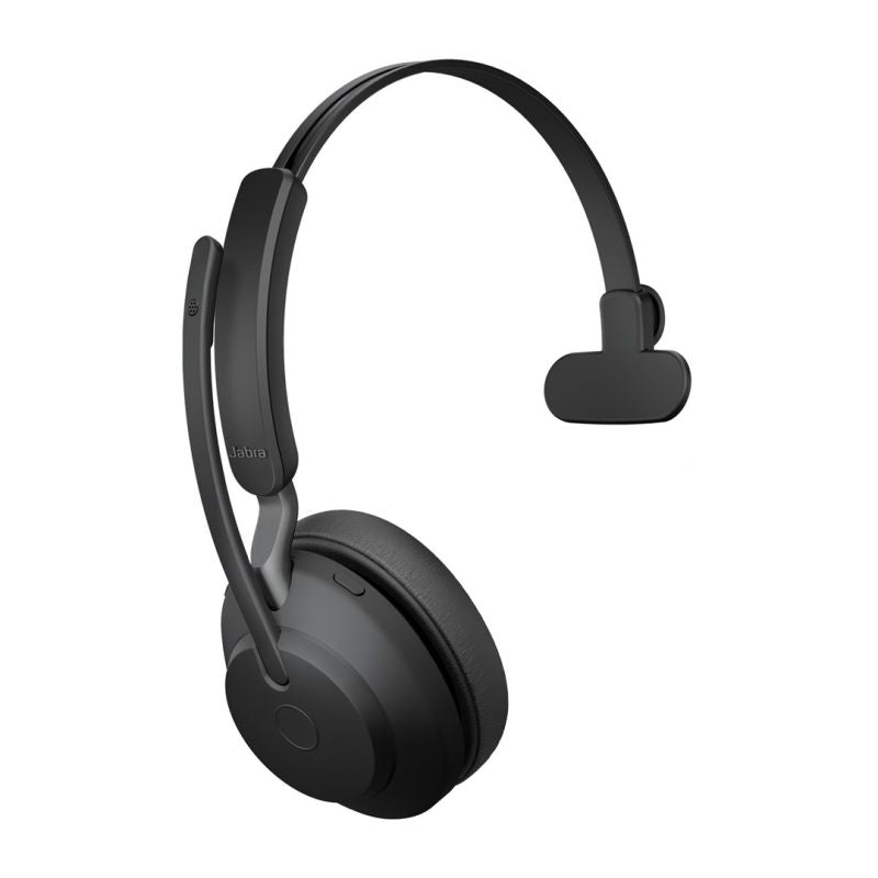 Jabra Evolve2 65 UC Mono Link380c Wireless On-Ear Headphones, Black In preparation Your Sports Performance