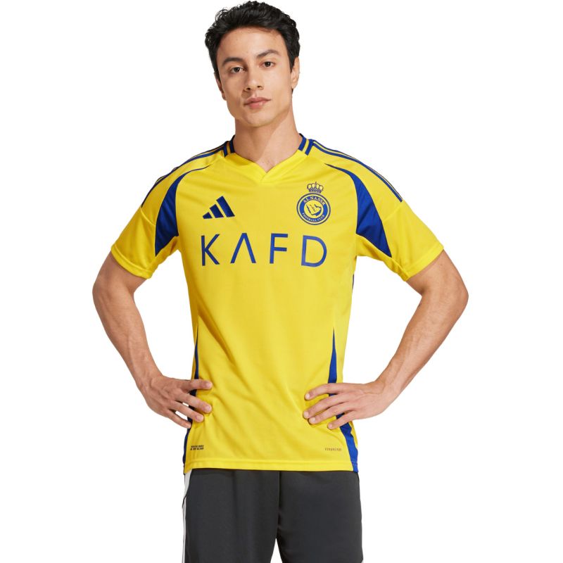 adidas Al Nassr FC 24/25 Ronaldo Home Men's Jersey, Yellow, JP0459