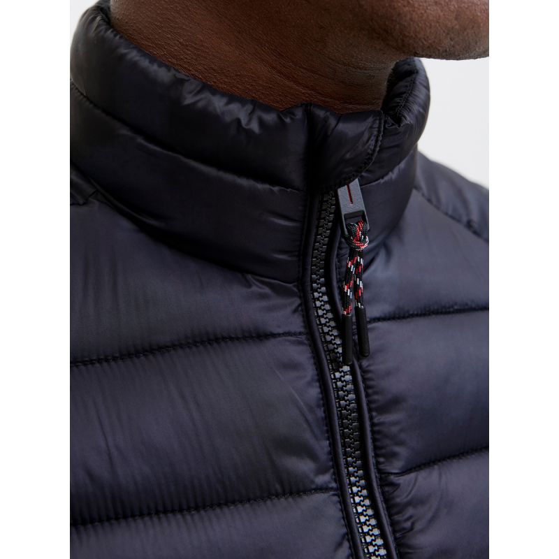 Jack&Jones men's vest JJEBRADLEY LIGHT BODYWARMER COLLAR NOO 12280973 BLACK In preparation Your Sports Performance