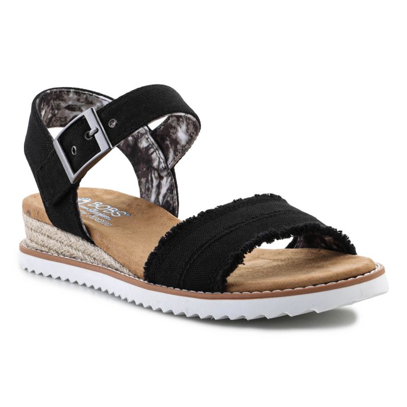 Skechers Espadrilles BOBS Adobe Princess W 113541-BLK Sandals Footwear/Lifestyle/Skechers Skechers