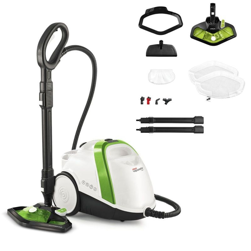 Polti Vaporetto Smart 110 Eco Steam Cleaner, Power 1500 W, Steam Pressure 4 bar, Water Tank Capacity 2 L, White/Green AGD - Produkty/Parownice Your Sports Performance