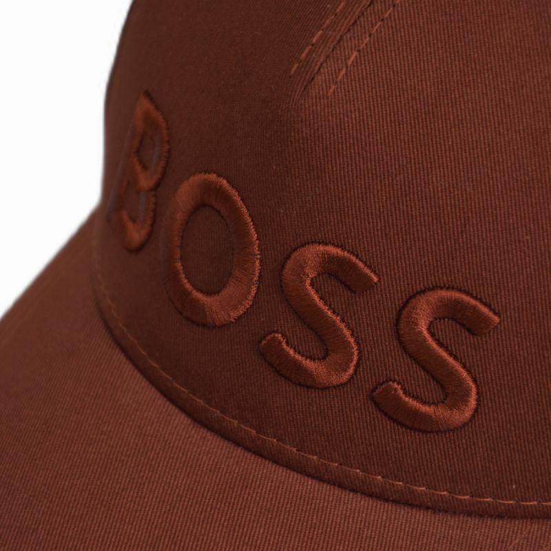 Hugo Boss Medium Brown Sevile Baseball Cap - 50483178-211 Odzież/Czapki/Czapki zimowe Your Sports Performance