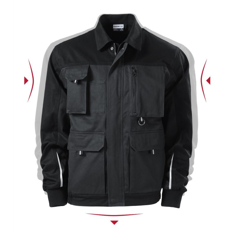 Rimeck Woody M MLI-W5194 ebony gray jacket Clothing/Outdoor/Rimeck Your Sports Performance