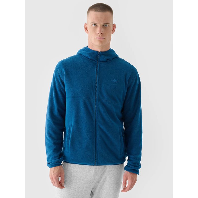 Men's regular fleece with hood 4F 4FWMM00TFLEM317-46S *Kategoria tymczasowa Your Sports Performance