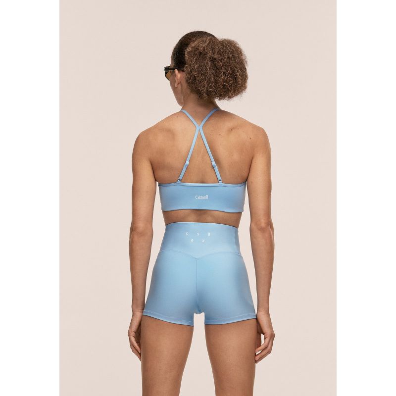 CASALL Sleek Strappy Sports Bra, Blue
