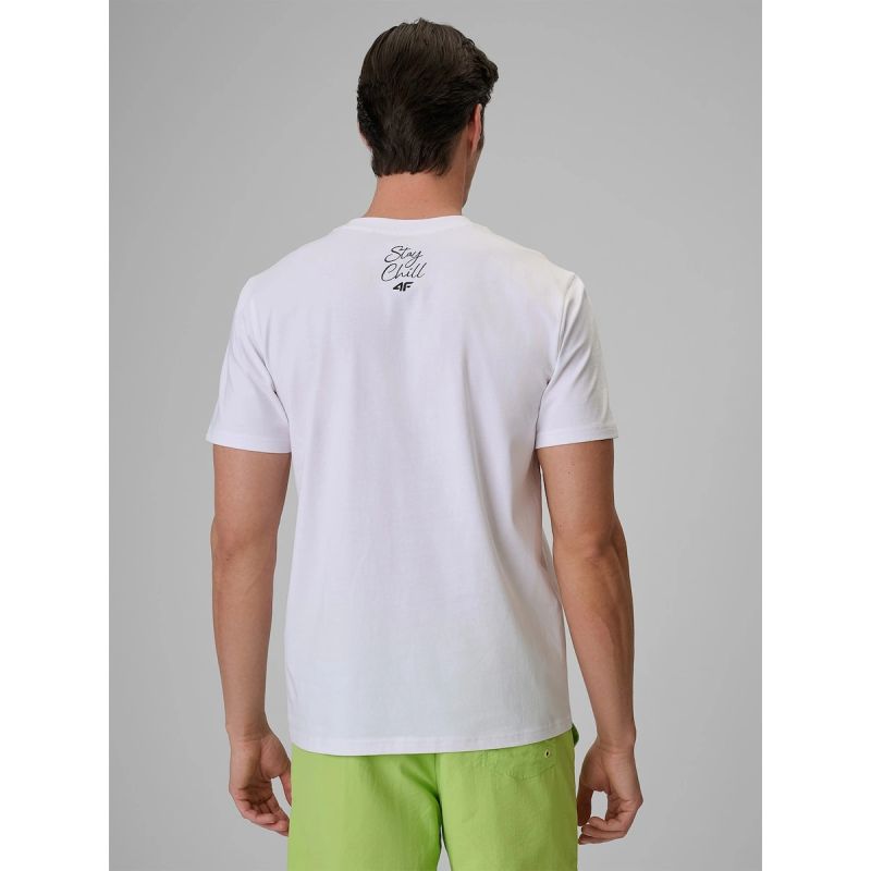 Men's regular printed T-shirt 4F 4FRSS26TTSHM4303-10S 4f
