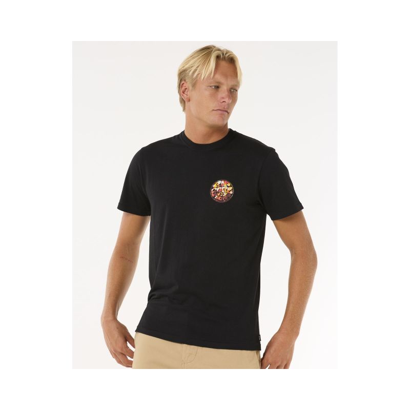 RIP CURL Wettie Passage Icon Tee Black