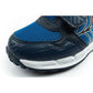 Leomil children's sports shoes Spiderman sneakers lightweight with velcro black blue