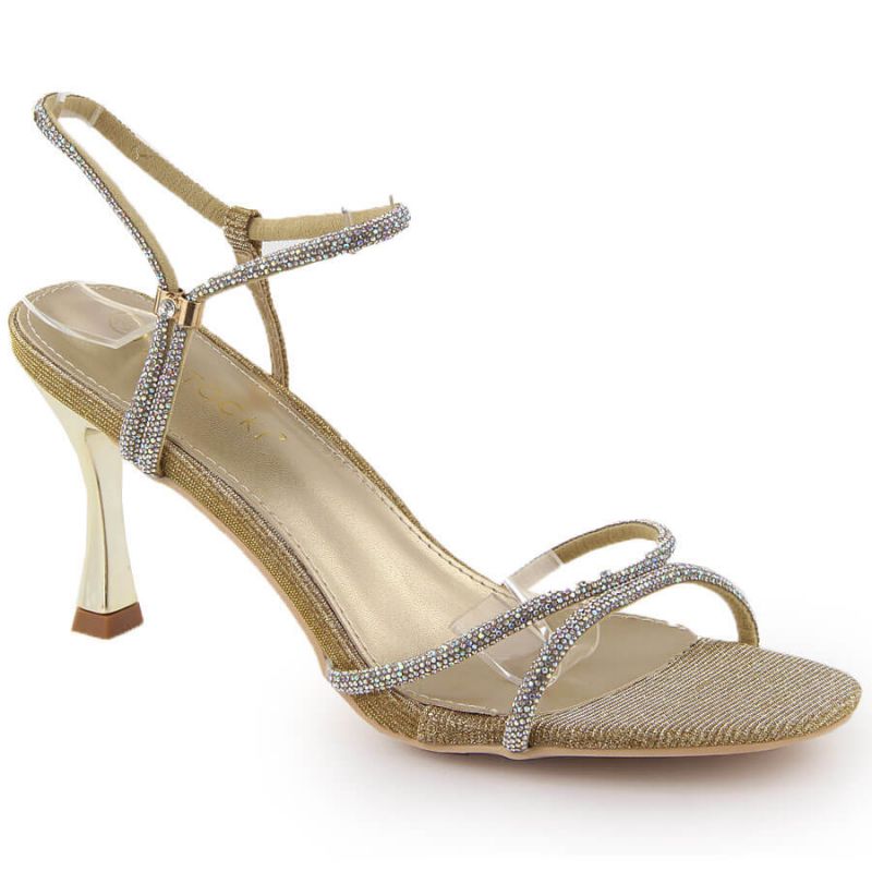 Sandals with zircons Potocki W LE20326 WOL282A Footwear/Lifestyle/Potocki Your Sports Performance